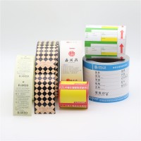 Customized Print Polyester Logo Label Roll Sticker Services